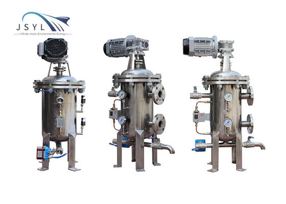100-4000 Mikrometer-automatischer Selbstreinigungs-Bürsten-Brauchwasserfilter System