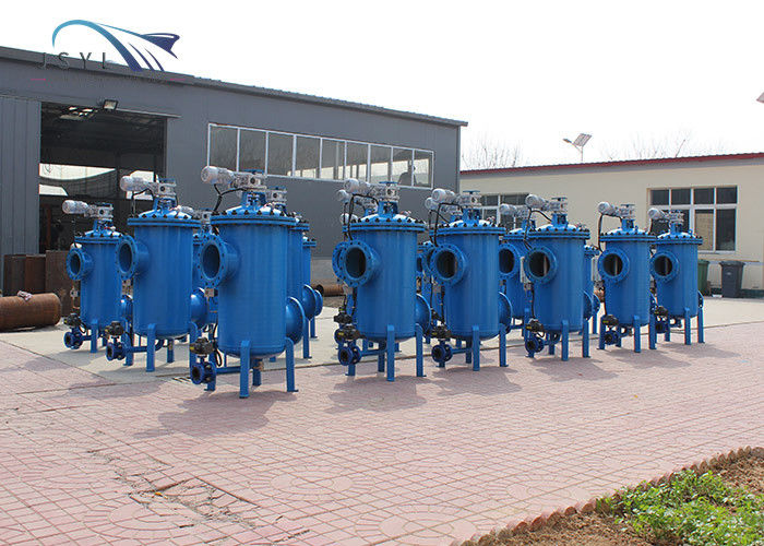 Großer Fluss-industrieller Niederdruck-Wasser-Filter-multi Zylinder-Wellengang-Selbstfilter