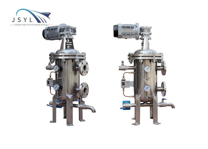 100-4000 Mikrometer-automatischer Selbstreinigungs-Bürsten-Brauchwasserfilter System