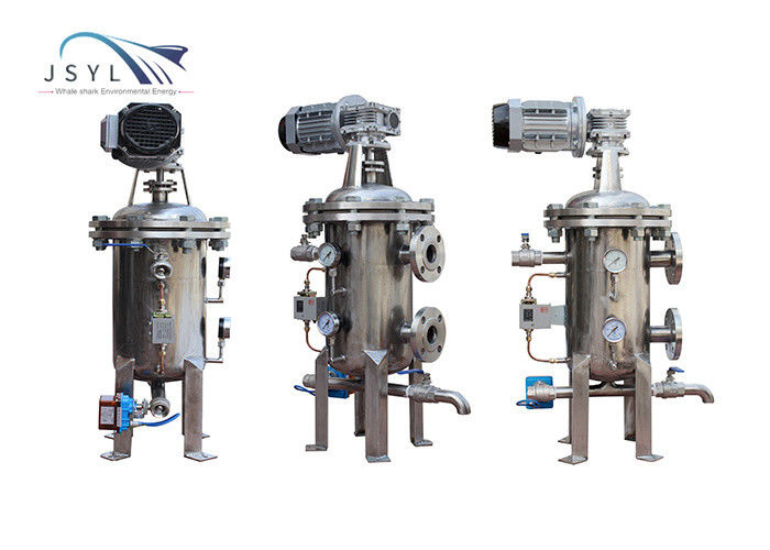 100-4000 Mikrometer-automatischer Selbstreinigungs-Bürsten-Brauchwasserfilter System